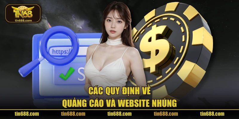 Các quy định về quảng cáo và website nhúng